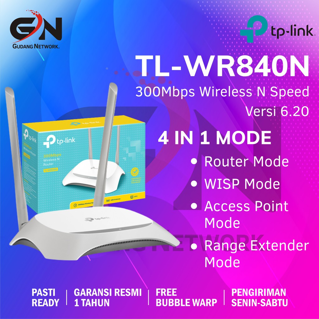 Tp-link TL-WR840N N300 เราเตอร์ Wi-Fi, SIMILAR TO N200RE WR820N WR840N N301