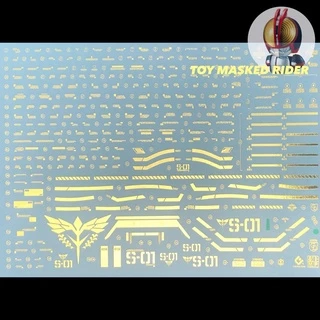 DECAL EVO MG 174 ดีคอลน้ำ EVO MG 1/100 SAZABI KA แบบลายทองเงา แบบลายปกติ