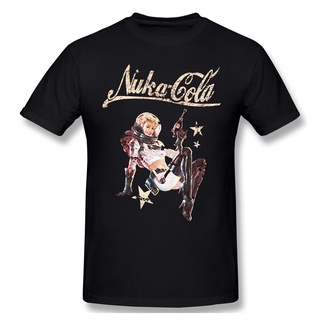 เสื้อยืดวินเทจเสื้อยืด ผ้าฝ้าย 100% พิมพ์ลายกราฟฟิค Nuka-Cola Pinup โอเวอร์ไซซ์ สําหรับผู้ชายS-5XL