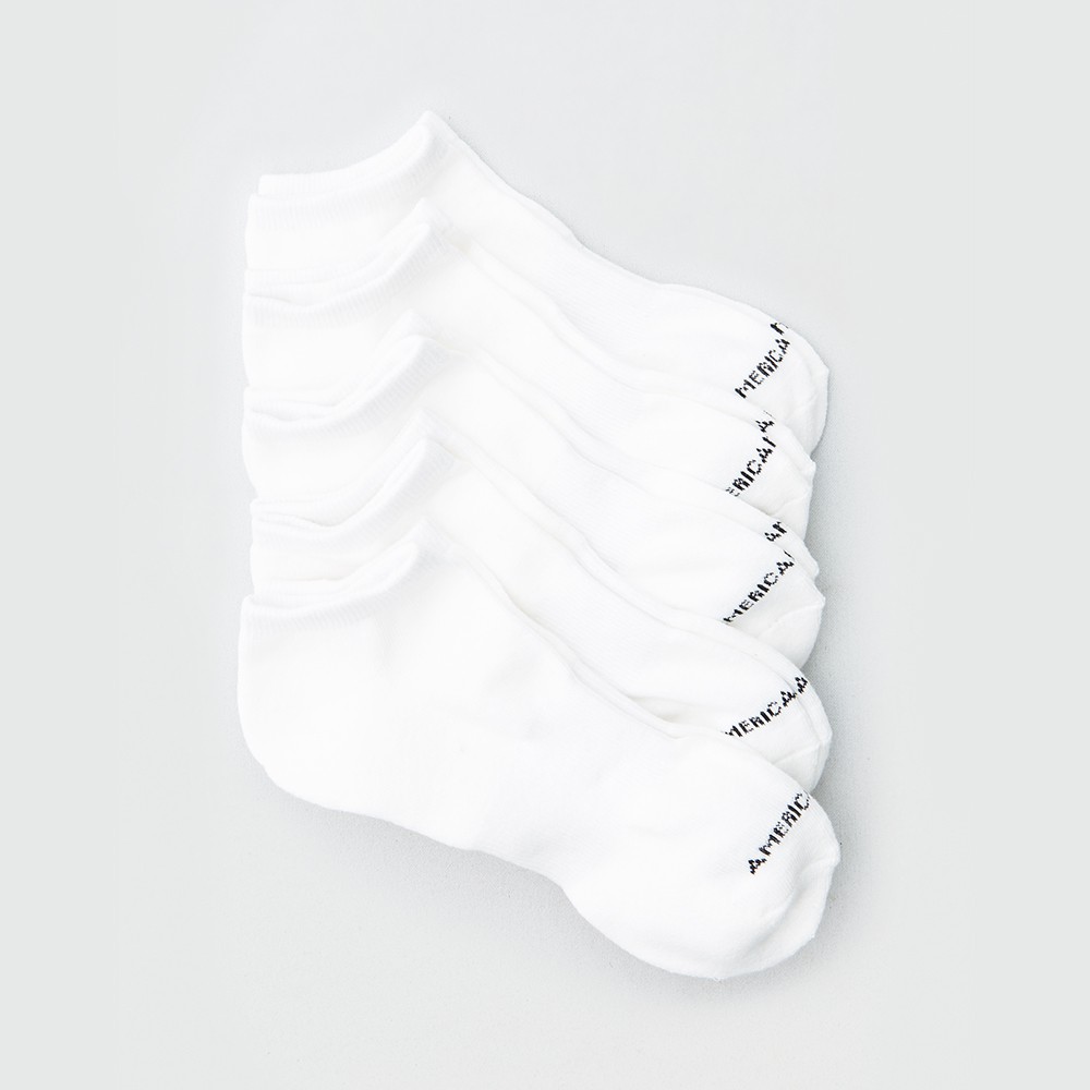 American Eagle Low Cut Socks 5-Pack ถุงเท้า ผู้ชาย ข้อสั้น แพ็ค5คู่ (NMUN 023-2864-100)