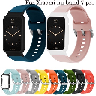 สายนาฬิกาข้อมือซิลิโคน อุปกรณ์เสริม สําหรับ Xiaomi Mi Band 7 Pro Miband 7 Pro