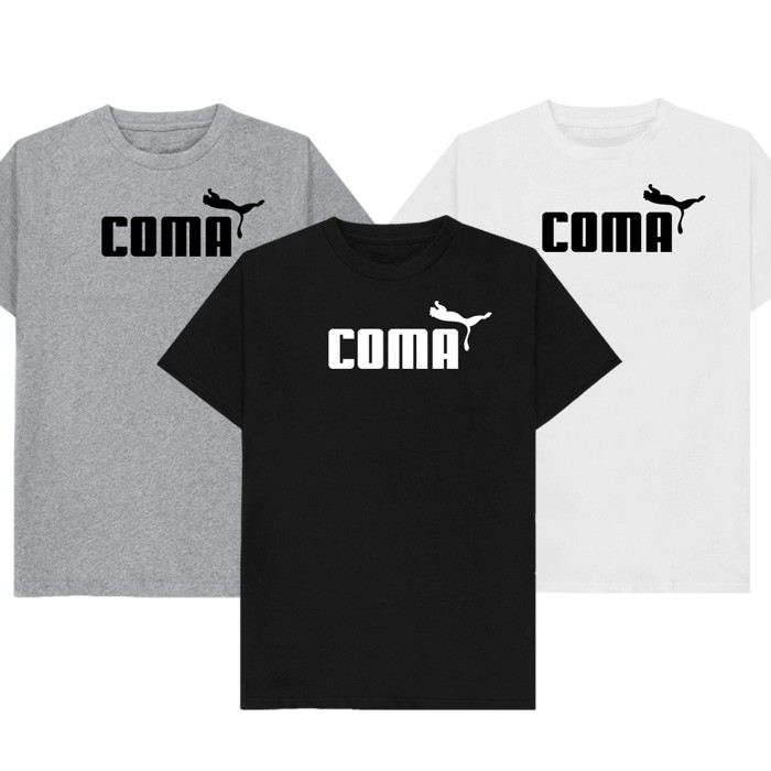 เสื้อยืด COMA เก็บเงินปลายทาง ตรงปก 100%