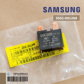 3501-001268 รีเลย์แอร์ Samsung (RELAY-POWER 12V, 0.9W 25000mA) อะไหล่แท้เบิกศูนย์