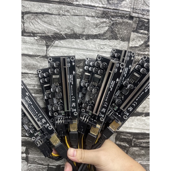 Rizer ต่อการ์ดจอ มัดรวม6ชุด ครบชุด