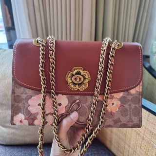 COACH 54649 PARKER IN SIGNATURE CANVAS WITH PRAIRIE FLORAL PRINT