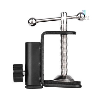 C-shaped Arm Stand Clamp Desk Mounting Clamp with Adjustable Positioning Screw for Microphone  -Musical