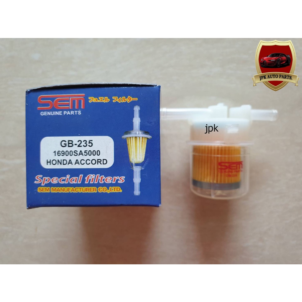 กรองเบนซิน HONDA ACCORD ลูกใส ราคาลูกละ 68 บาท