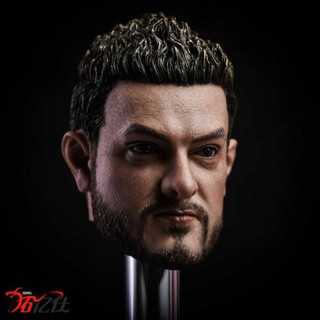 ฟิกเกอร์โมเดล indian male star amir khan 1/6 scale head sculpt 12 นิ้ว