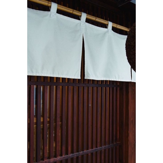 ม่านญี่ปุ่น ม่านร้านอาหาร [สั่งตัดได้] ผ้าม่านตกแต่ง สไตล์มินิมอล - รูปที่ 3