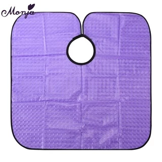 Monja ผ้าคลุมตัดผม PVC แบบมืออาชีพ สําหรับผู้ใหญ่ ร้านตัดผม DIY hairdressing cape dyeing protect