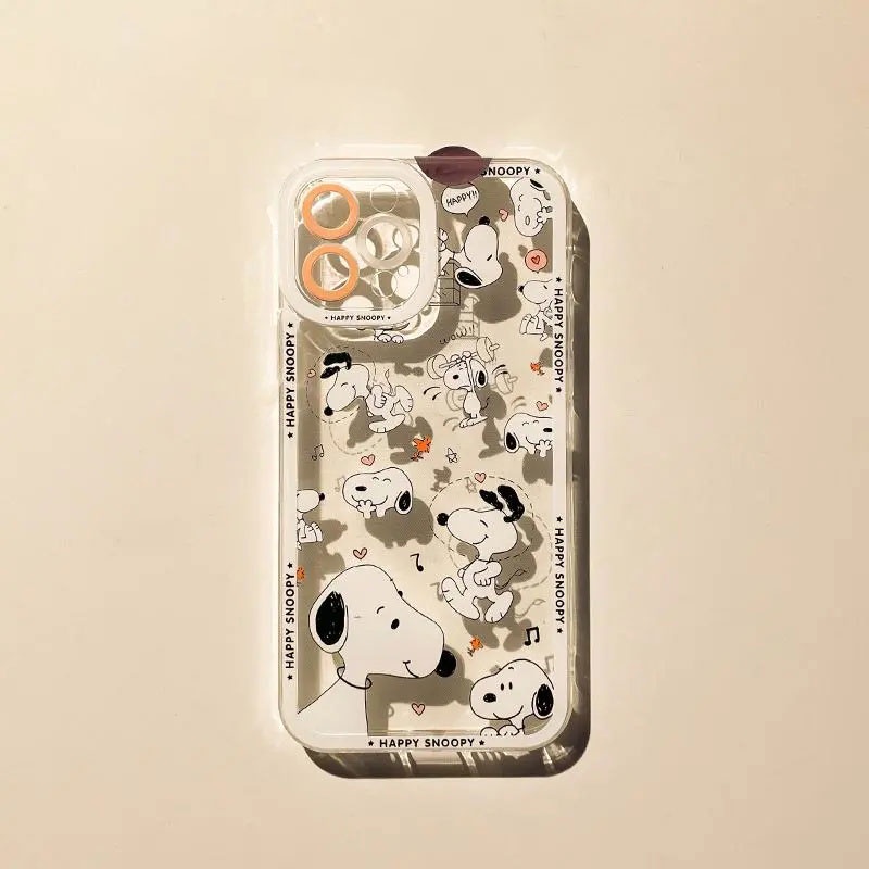 พร้อมส่ง เคสโทรศัพท์มือถือ ซิลิโคนนิ่ม TPU ใส ลายการ์ตูนแคนนูน สําหรับ iPhone 12 13 SE 6 6S 7 8 Plus X XS XR 11 Pro Max