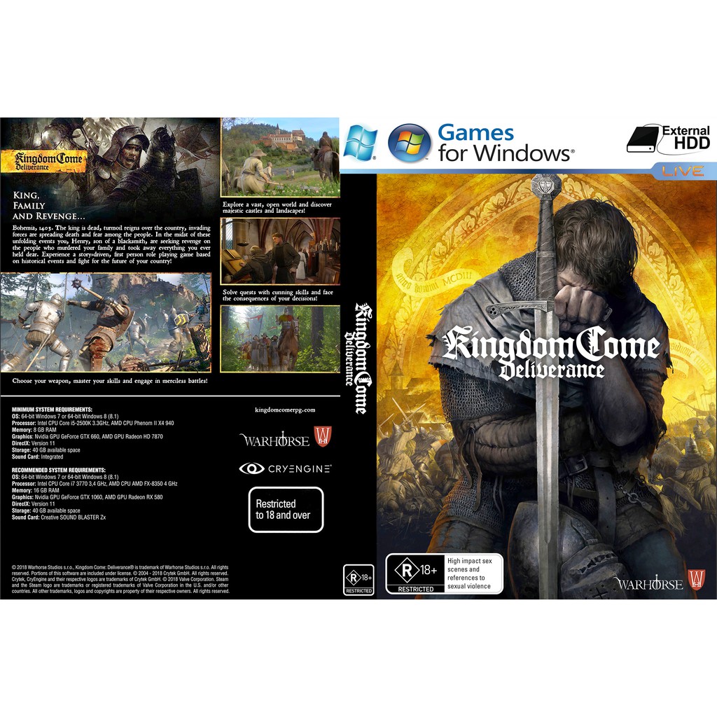 Kingdom Come: การส่งมอบเกมพีซีออฟไลน์ [Pendrive INSTALLATION]