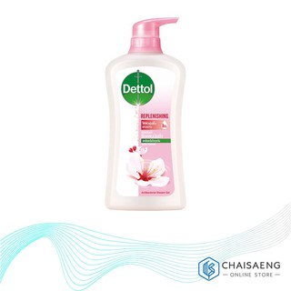 (ซื้อ 1 ฟรี 1) Dettol Antibacteria Repleninshing Shower Gel เดทตอล เจลอาบน้ำ แอนตี้แบคทีเรีย สูตรรีเพลนนิชชิ่ง 500 กรัม