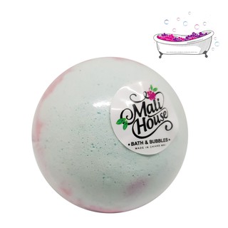 Bath Bomb Ball บาธบอม สบู่ทำฟองในอ่าง กลิ่นดอกซากุระ Cherry Blossom,สีชมพู 150g