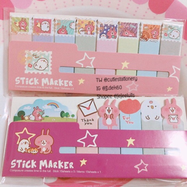 💕🍿Sticky note/Postit Kanahei พร้อมส่ง👑