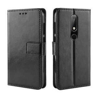 Nokia 6.1 Plus เคส Leather Case เคสโทรศัพท์ Stand Wallet Nokia 6.1Plus เคสมือถือ Cover