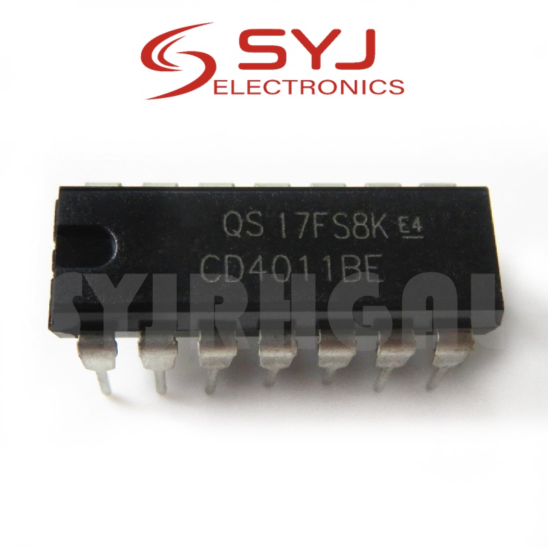 10 ชิ ้ น CD4011BE CD4011 DIP-14 4011 QUAD 2-INPUT NAND GATE IC ในสต ็ อก