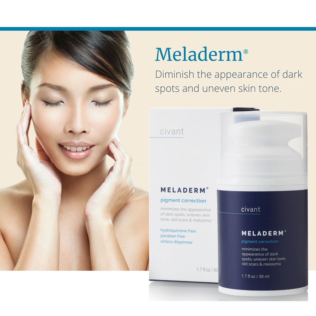 มีของพร้อมส่ง ++ Meladerm จาก Civant รักษาฝ้า กระ จุดด่างดำ รอยสิว แถม