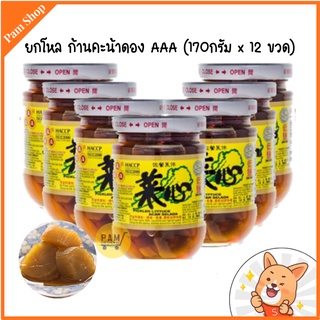(12 ขวด) ยกโหล ก้านคะน้าดอง  ก้านคะน้า AAA Pickled Lettuce Acar Selada สุดอร่อย
