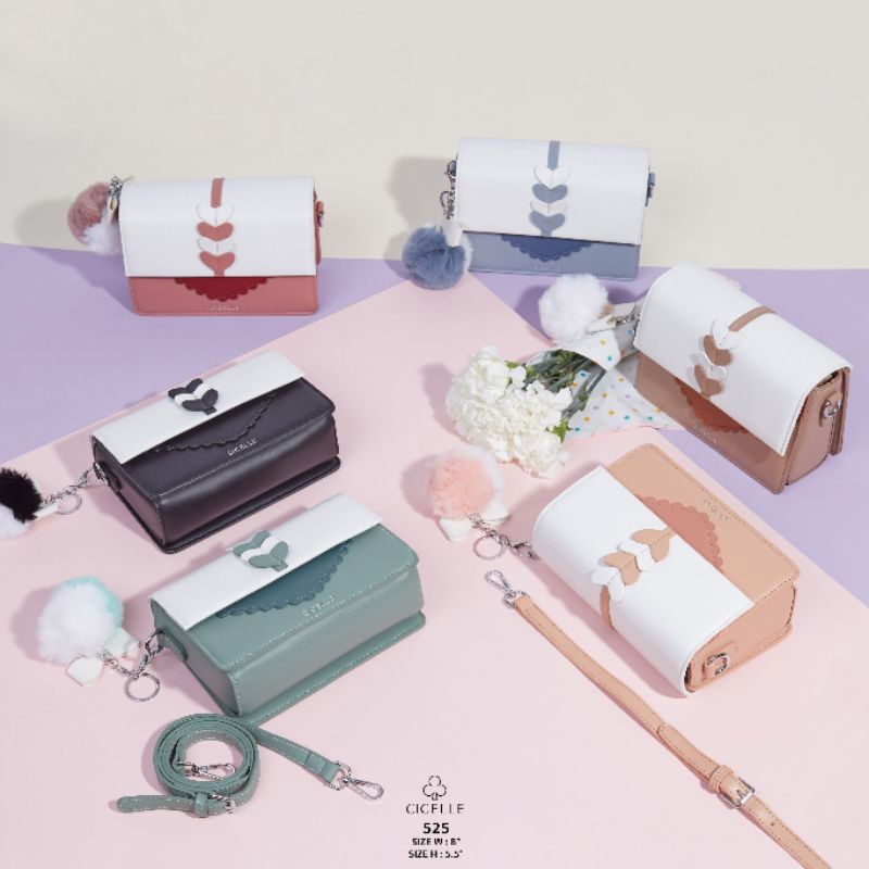 กระเป๋าแบรนด์Clcelle (ซีเซล)สไตล์Modern Luxury#525