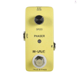 [effectmusic-TH] M-vave PHASER แป้นเหยียบเอฟเฟคกีตาร์ไฟฟ้า โลหะผสมสังกะสี