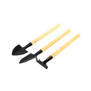 ชุดเครื่องมือทำสวนมินิ 3 ชิ้น ดำ ซูปา 3-Piece Mini Gardening Tool Set, Black Supa