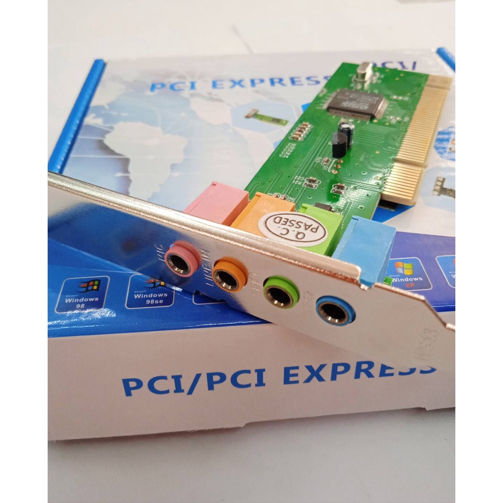 ซาวการ์ดหรือซาวเสียง PCI SOUND CARD Support windows 7/8 อุปกรณ์ต่อพ่วงคอม คุณภาพดี