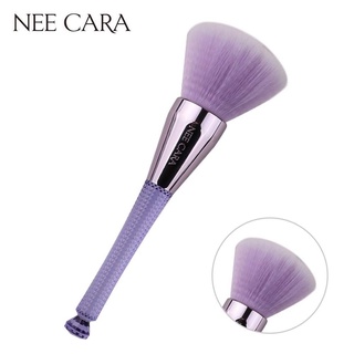 Nee Cara Powder Brush #N826 : neecara นีคาร่า แปรงแต่งหน้า ด้ามม่วง x 1 ชิ้น    svl