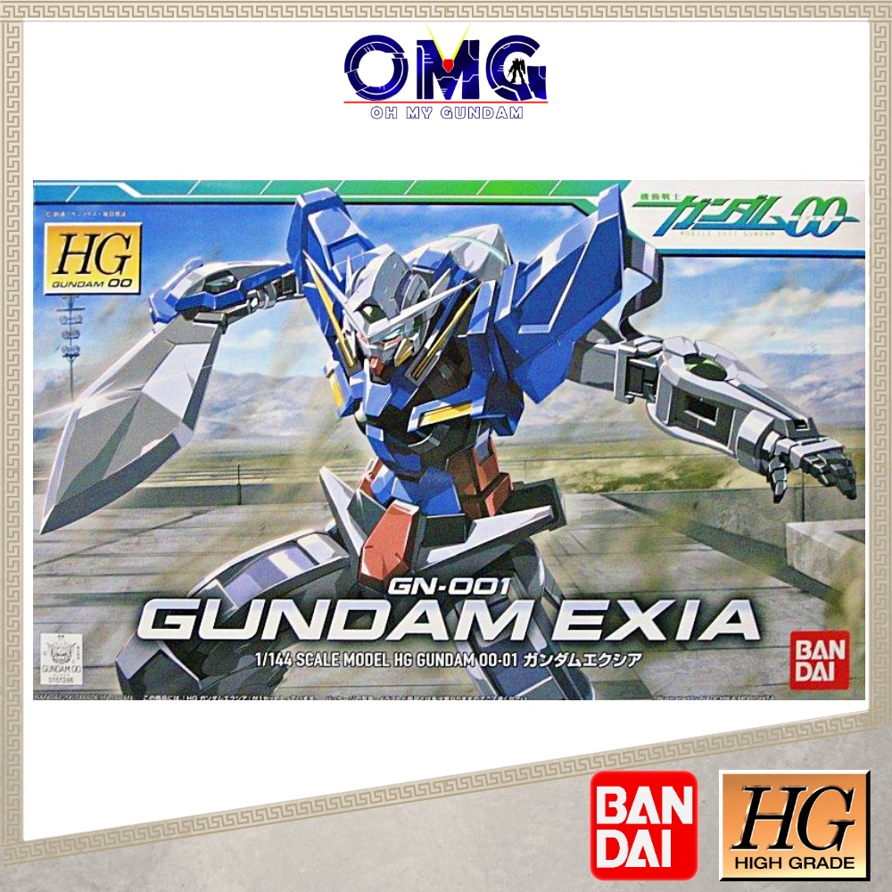 Bandai HG Gundam Exia Gundam 57927 00 OO OMG GN-001 Exia 1/144 HG Exia Gundam 00 Exia Gundam OO Exia