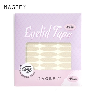 Magefy สติกเกอร์ติดตาสองชั้น 15 ชิ้น + แหนบ + ส้อม