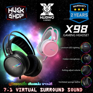 หูฟังเกมมิ่ง 7.1 Nubwo X98 หูฟังคอม Gaming headset สาย USB S…