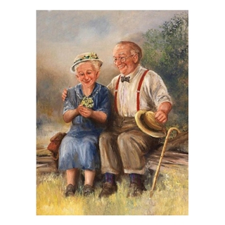 DIY Diamond Painting Old Man Picture/Cross Stitch Kit/Home Decoration/Wall Painting