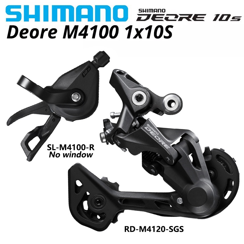 Shimano DEORE M4100 คันเกียร์ตีนผีหลัง M4120 SHADOW RD-M4120 SGS 2x10/11 10s 10v 11s สําหรับจักรยานเสือภูเขา