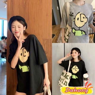 mimi&amp;didi พร้อมส่ง เสื้อน่ารักสไตล์เกาหลี ลายการ์ตูน เสื้อผ้าแฟชั่นวัยรุ่น เสื้อยืดสกรีน 5513/2340