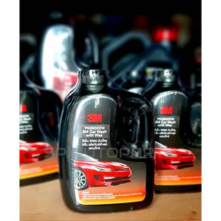 3M CAR WASH WITH WAX 1000ML. ผลิตภัณฑ์แชมพูล้างรถ สูตรผสมแวกซ์ ทั้งล้างและเคลือบเงาในขั้นตอนเดียว