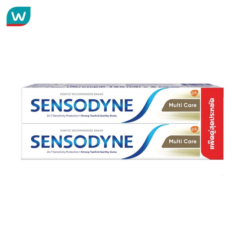 Sensodyne เซ็นโซดายน์ ยาสีฟัน มัลติ แคร์ 160 กรัม แพ็ค 2