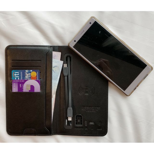กระเป๋าสตางค์​PowerbankและWireless charger