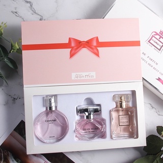 YT-E0173 (ใหม่/แท้) น้ำหอมผู้หญิงเซท 3 กลิ่น กลิ่นหอมละมุน ติดทนนาน COCO DAISY Eau De Toilette JEAN MISS