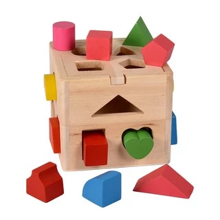 Treeyear Montessori บล็อกไม้ของเล่นเพื่อการศึกษาสําหรับเด็ก