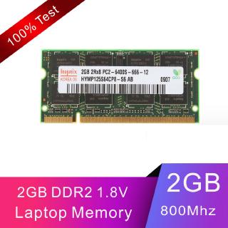 Hynix แรม โน้ตบุ๊ก 2GB 2RX8 DDR2 800MHz PC2-6400S 200PIN SO-DIMM Laptop RAM Memory 200Pin 1.8