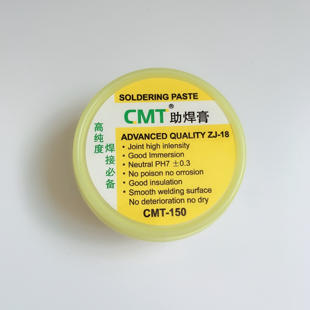 น้ํายาประสาน CMT - เชื่อมส่วนประกอบอิเล็กทรอนิกส์ - ฟลักซ์บัดกรี 150 กรัม