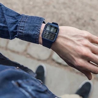 Casio รุ่น CA-53WF นาฬิกาข้อมือพร้อมเครื่องคิดเลข สไตล์วินเทจ ประกันร้าน 1 ปีเต็ม
