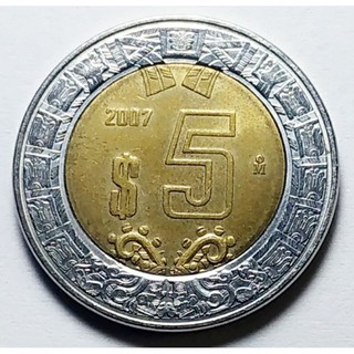 เม็กซิโก (Mexico), ปี 1997-2019, 5 Pesos