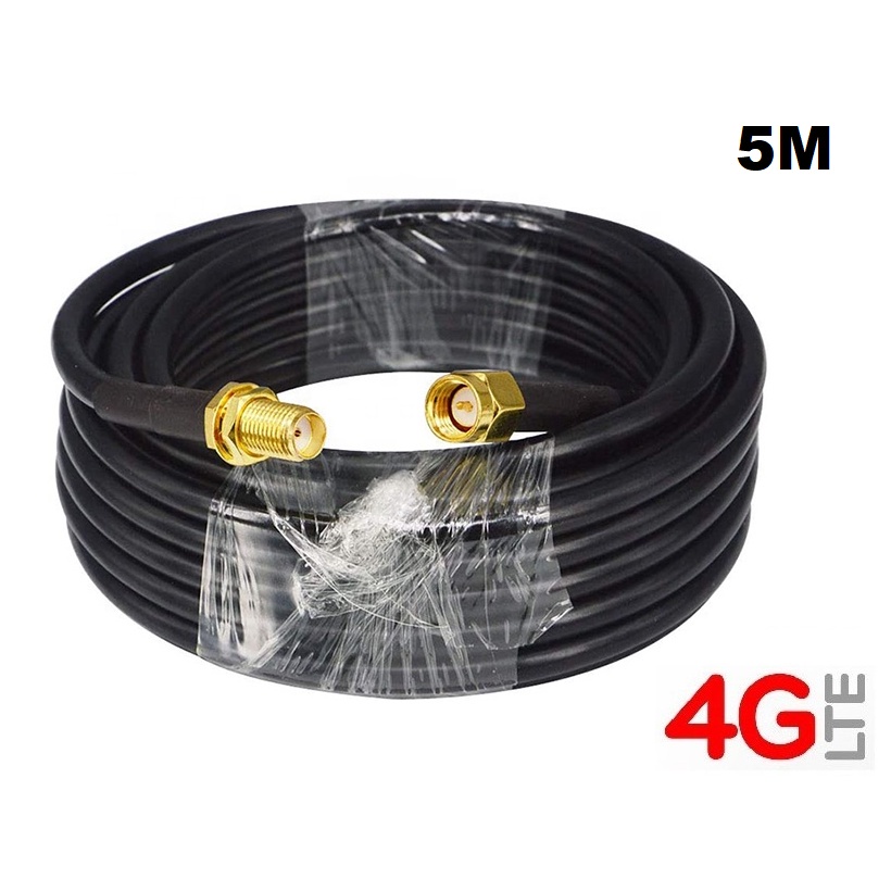 Cable Rg58 Lowloss 10 เมตร สายอากาศ Wifi Wan 4g Router 10m 4g Lte Antenna Extension Cable Rp 2393