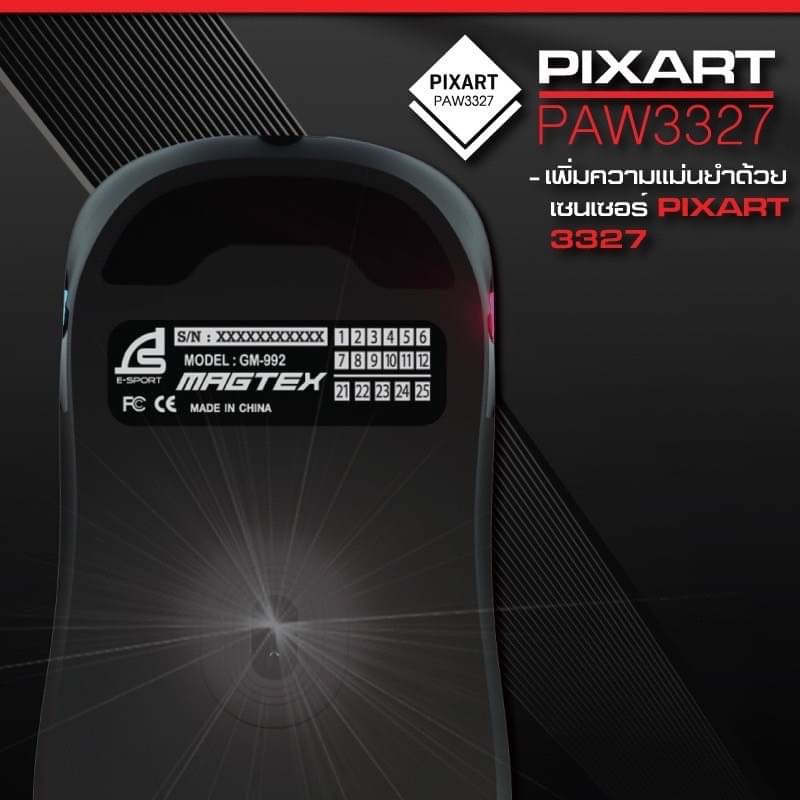 คีย์บอร์ดและเมาส์♛◄เมาส์เกมมิ่ง SIGNO GM-992 E-Sport MAGTEX Macro Gaming Mouse เมาส์มาโคร เมาส์เกมมิ่ง ประกัน 2 ปี เม้าส
