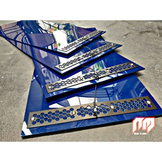 บังโคลนรถยนต์ โพลียูรีเทนแท้สีน้ำเงิน ฺBlue Polyurethane Mud Flaps.