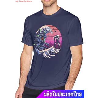 My Trendy Store อีวานเกเลียนเสื้อยืดยอดนิยม Taozhezheluozi Neon Genesis Evangelion Shirt Fashion Tshirt Short Sleeve For