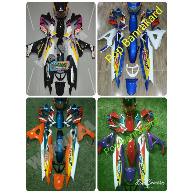 ชุดสีแดชNew 125เต็มคัน,หัวท้าย สีตามมาตรฐานโรงงานค่ะ