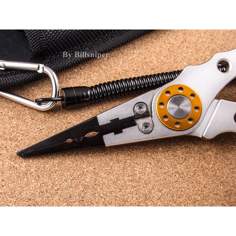 คีมอลูมีเนียม 8 นิ้ว พร้อมซอง+สายเซฟตี (คีมตกปลา) - รูปที่ 3