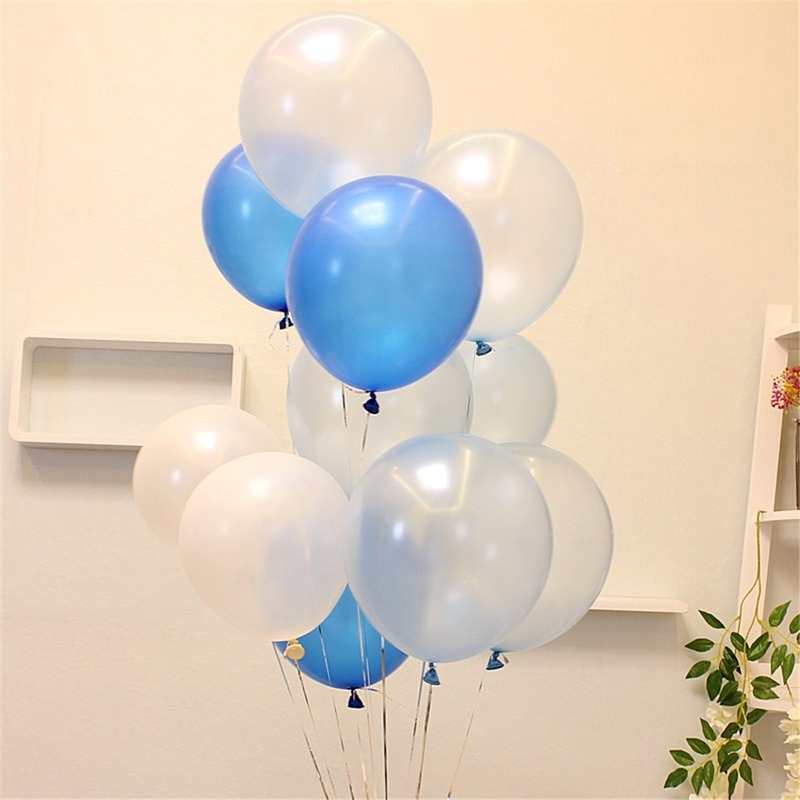 ลูกโป่งยางสีเทาเข้มสีน้ําเงินเข้มสําหรับตกแต่งงานแต่งงาน 20/50/100 ชิ้น 5 นิ้ว - รูปที่ 3